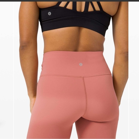 Lululemon Wunder Under High-Rise Tight 28" *Full-On Luxtreme Brier Rose Size 6 - Picture 3 of 7